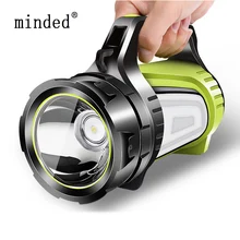 Светодиодный портативный Точечный светильник, фонарь, USB Перезаряжаемый светодиодный поисковый светильник, уличный ручной рабочий светильник, вспышка, светильник фонарь, длинная лампа