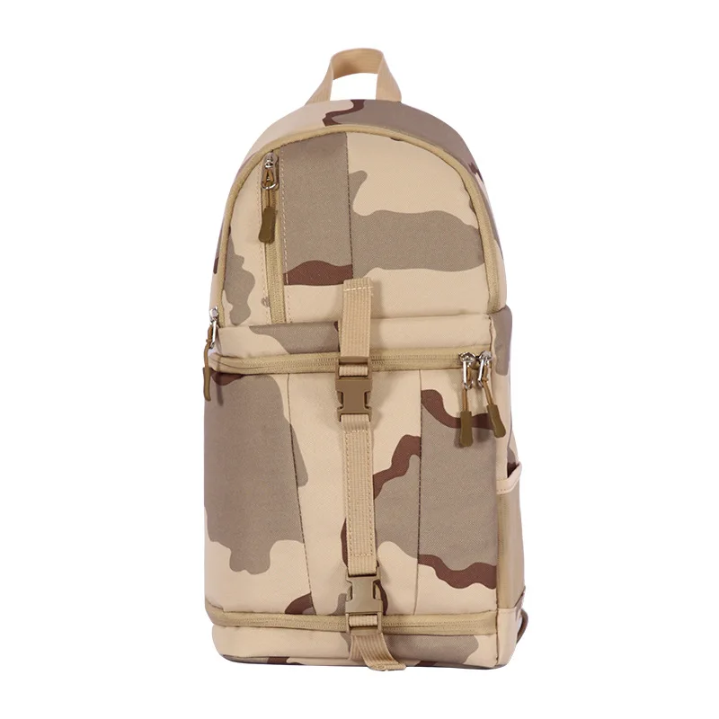 Desert Camouflage Сумка-слинг для камеры, сумка через плечо, чехол для DSLR, водонепроницаемый, с защитой от дождя, слинг для камеры, мягкий, мужская, женская сумка, рюкзак - Цвет: Desert Camouflage