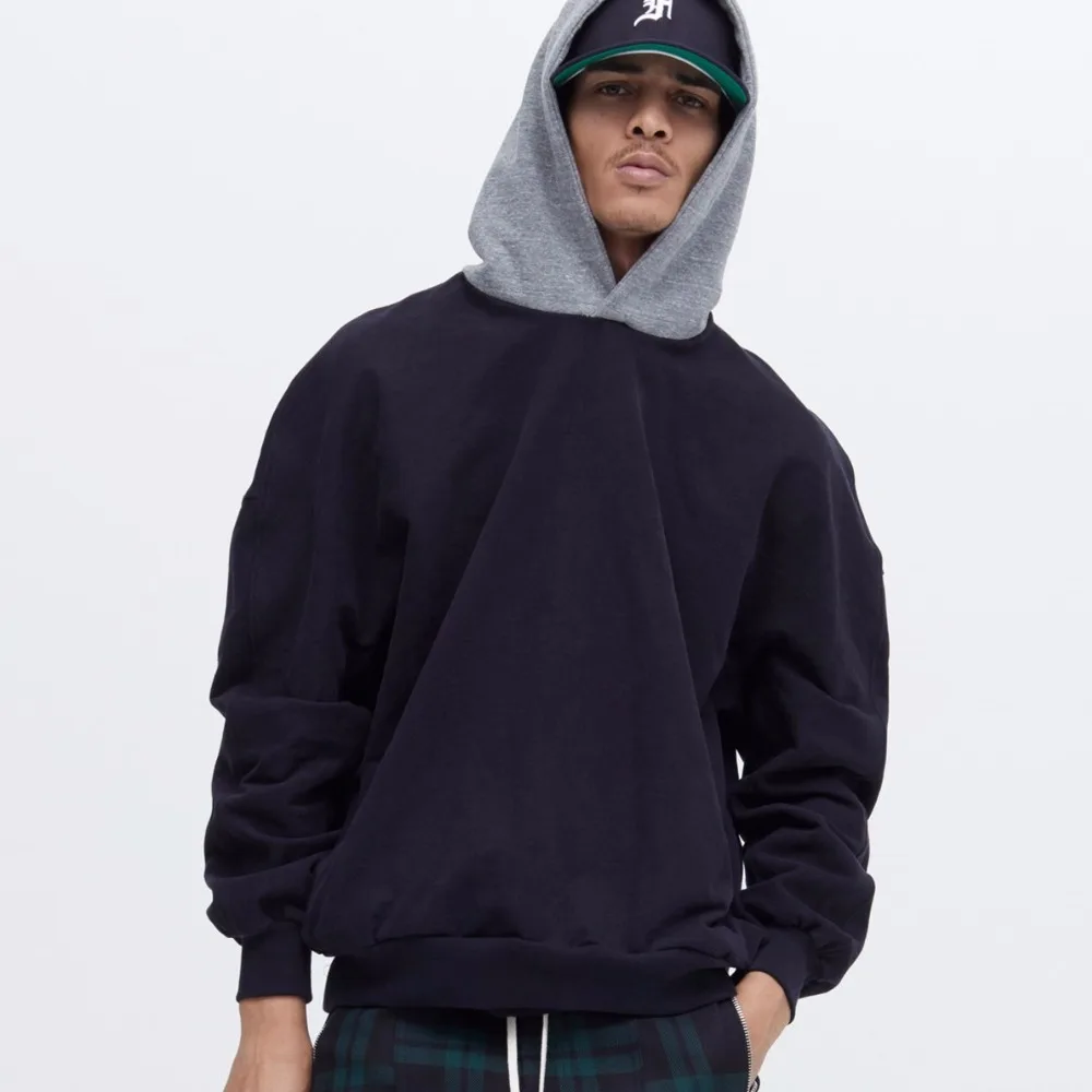 mens patchwork sweatshirt Streetwear Hip Hop Oversize Hoody casual loose fit cotton Hoodies for men for women