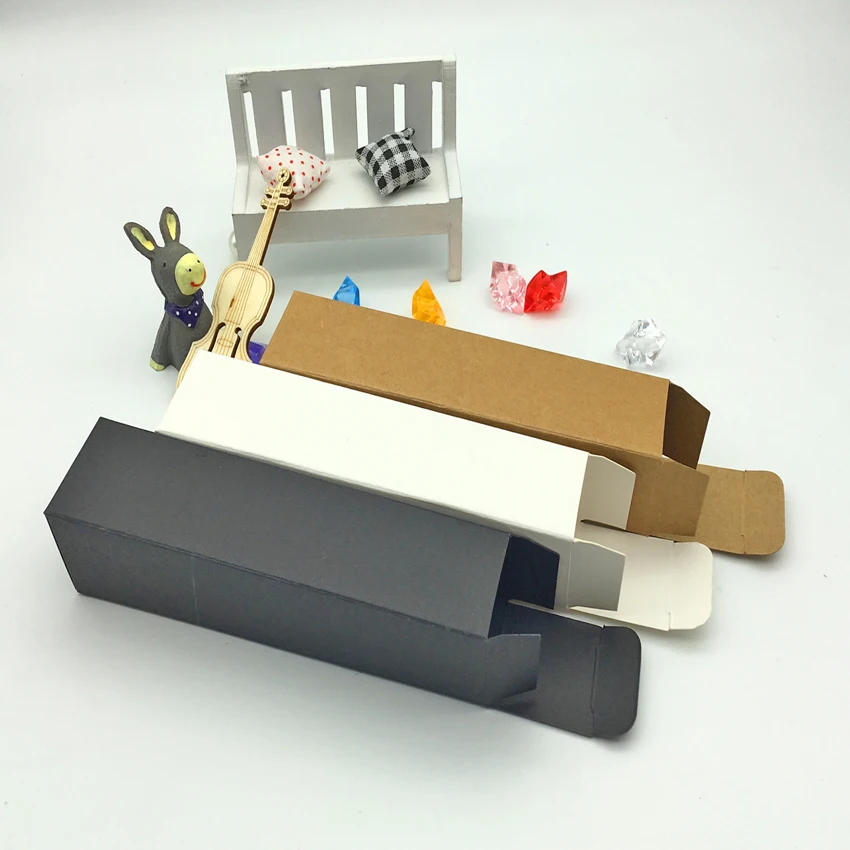

100pcs/lot 5 /10ml 24x24x103/18x18x105/17x17x120/27x27x140mm oil dropper DIY Lipstick Perfume tube Krat Paper packaging boxes