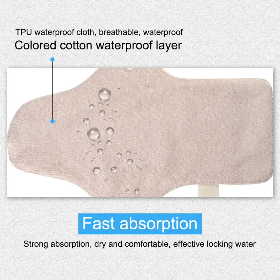 Гигиенические прокладки многоразового использования тонкий органический хлопок гигиенические салфетки тканевая менструальная прокладка моющийся санитарный прокладки Мома Pantiliner полотенце колодки