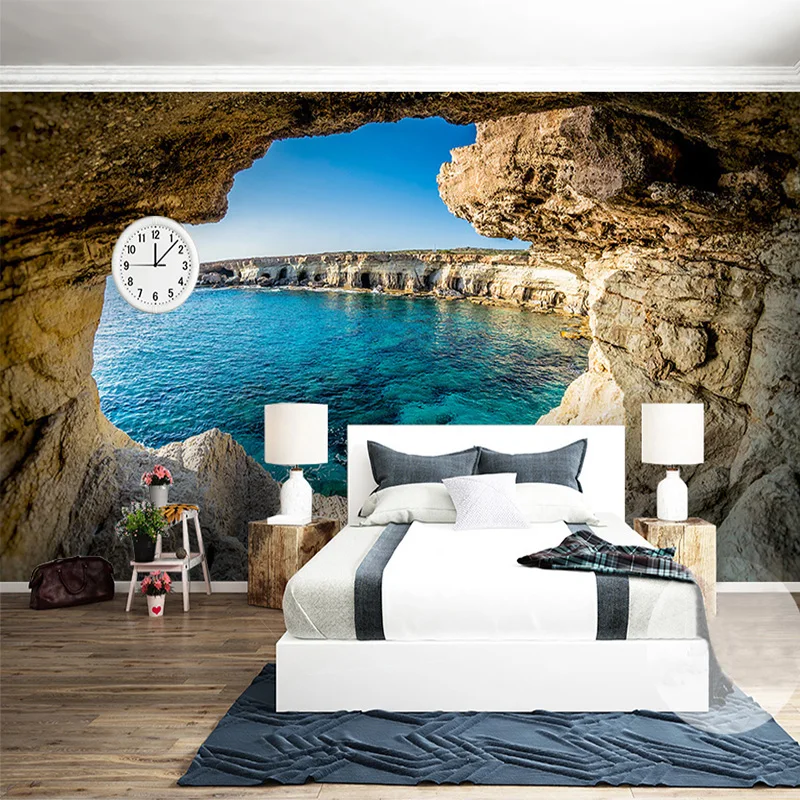 Photo Wallpaper Modern Simple Cave Seascape Nature Mural Living Room Bedroom Interior Decor Wallpaper Space Expansion Wallpapers Photo Wallpaper Modern Simple Cave Seascape Nature Mural Living Room Bedroom Interior Decor Wallpaper Space Expansion Wallpapers