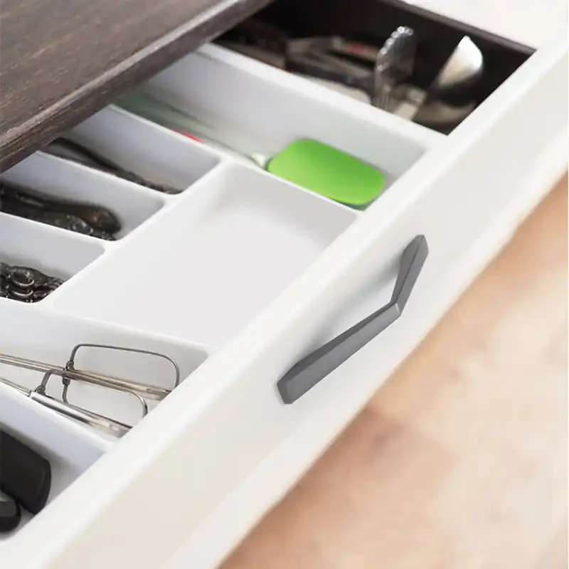 Kak Zinc Alloy Gray Gold Cabinet Handles Drawer Knobs Kitchen