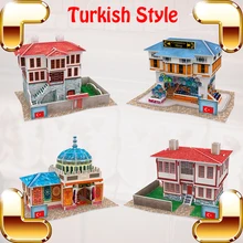 Хороший подарок турецкий стиль 3D Пазлы модель здания Дети образовательные головоломки для детей игра DIY обучающие игрушки крутой креативный подарок