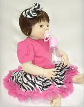 full silicone reborn dolls poppen 55 cm vinyl dolls reborn handmade baby toys 22 inch baby girl born doll accessories poppen NPK full silicone reborn dolls poppen 55 cm vinyl dolls reborn handmade baby toys 22 inch baby girl born doll accessories poppen NPK