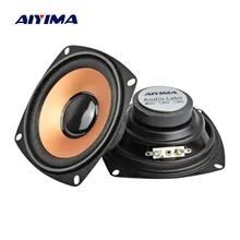 Aiyima 2 Stuks 4 Inch 4 Ohm 5W Audio Luidspreker Bass Woofer Luidspreker Diy Voor Stereo Bluetooth Speaker Home theater Sound Systeem