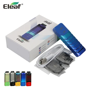 

Original Eleaf iWu Kit 700mah iWu Battery with 2ml Tank Cartridge 15W iWu Pod System Kit Electronic Cigarette Vape