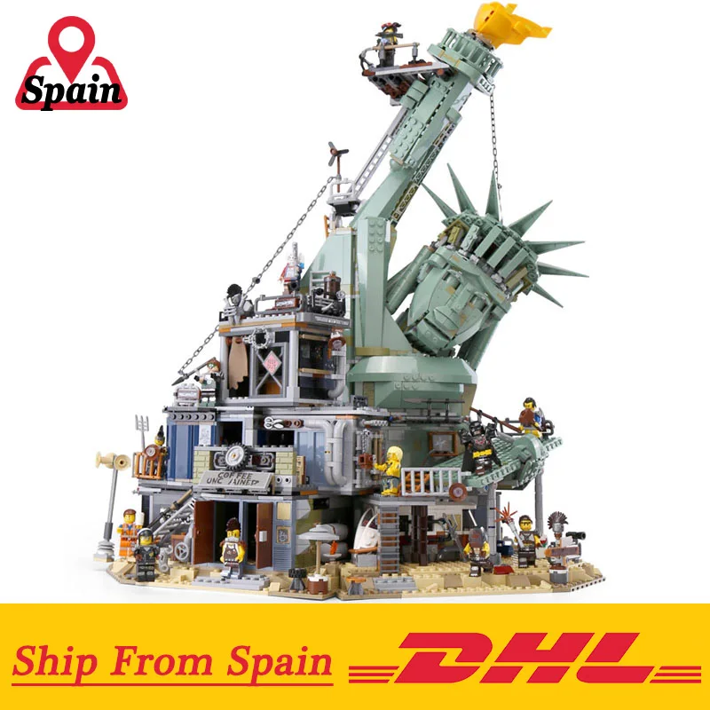 DHL 45014 фильм 3560 шт Совместимость с Legoing 70840 Добро пожаловать в apocalypseberg Набор