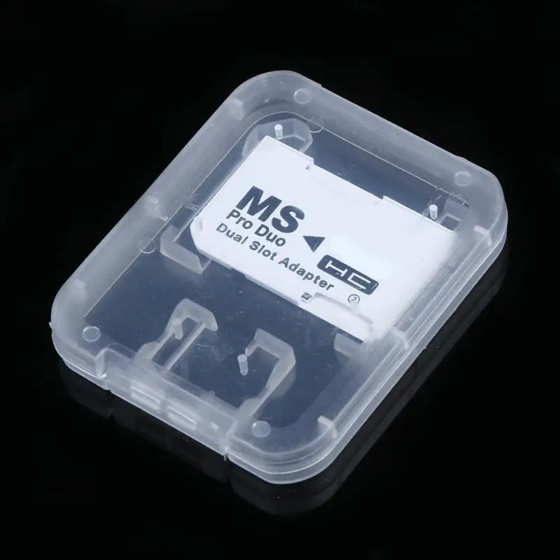 Адаптер карты памяти 2 microSD/micro карта SDHC адаптер Micro SD TF для карты памяти MS Pro Duo для psp карты белый