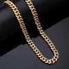 Men Hip hop Iced Out Bling Full Pave Rhinstones chain Necklace fashion CZ Miami Cuban chains necklaces Hiphop for unisex jewelry ► Photo 3/6