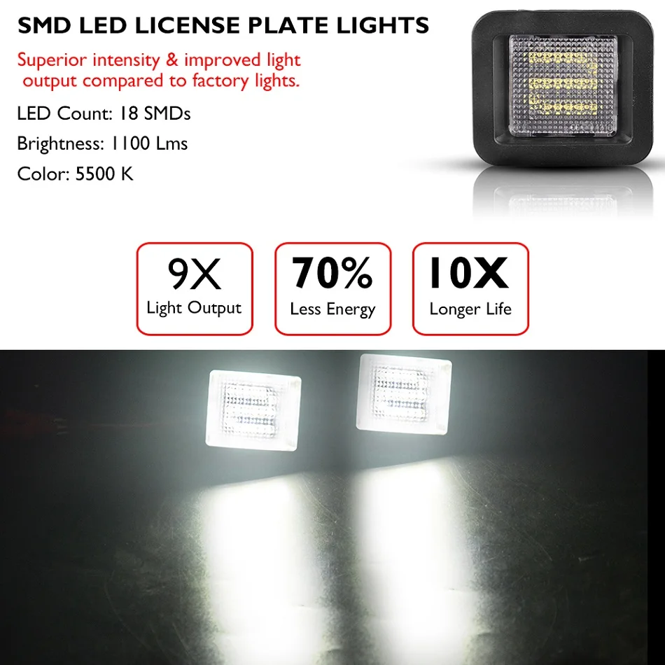 Ford F-150 Led License Plate lights (1)