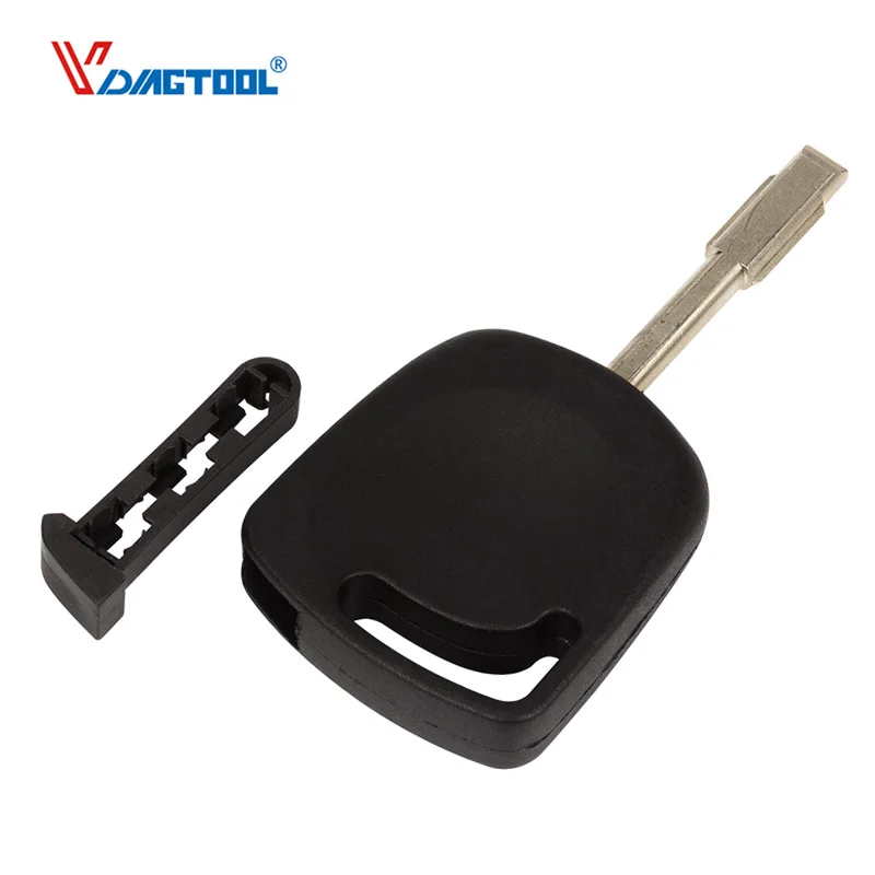 

VDIAGTOOL Transponder Uncut Blank Blade Key Shell For Ford Focus Mondeo KA Jaguar XJ8 Transit Connect Uncut No Chip