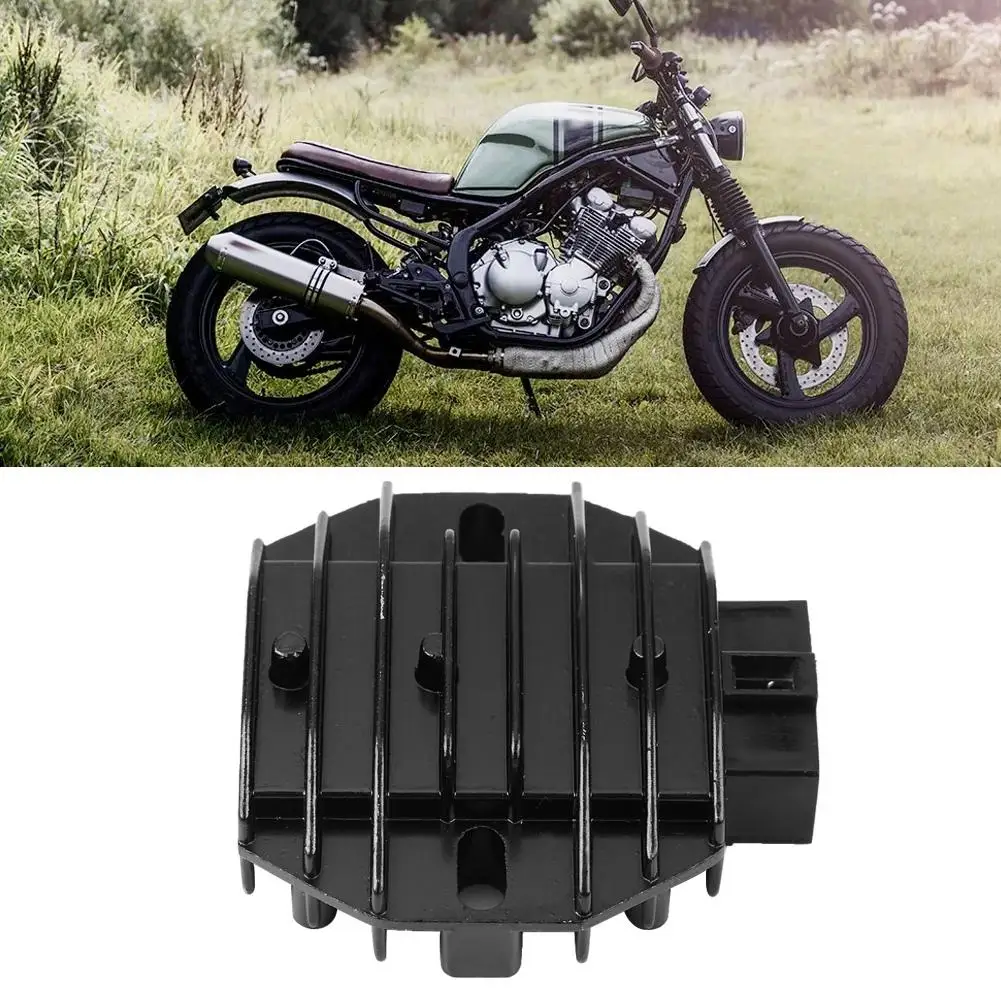 Мотоциклетный выпрямитель срегулируемым напряжением для Yamaha XJ600 XJR400 величие 250 YP250 Алюминий сплав черный
