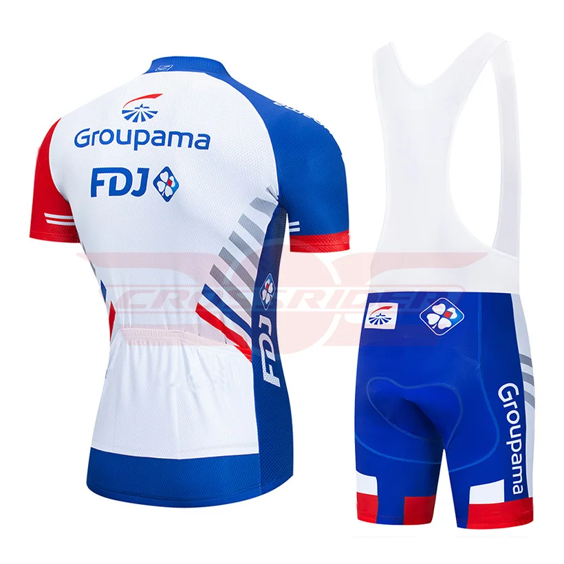 Pro Team FDJ велосипедная майка 9D комплект с нагрудником MTB велосипедная одежда быстросохнущая велосипедная одежда Ropa Ciclismo мужские шорты Maillot Culotte