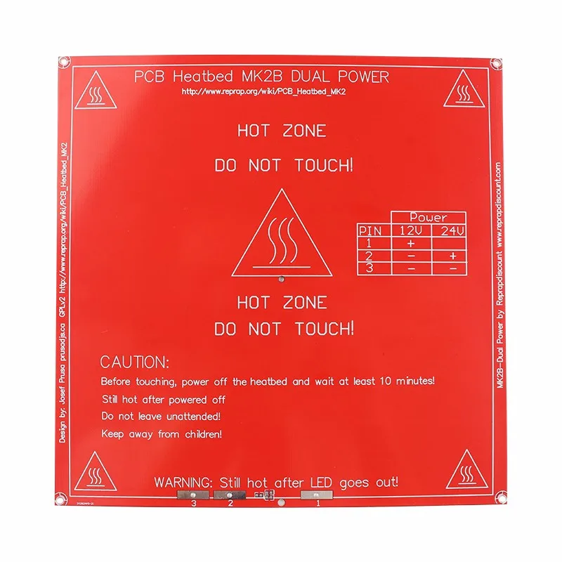 100K Ohm NTC Termistor con los cables conectados 3D printer prusa reprap mendel
