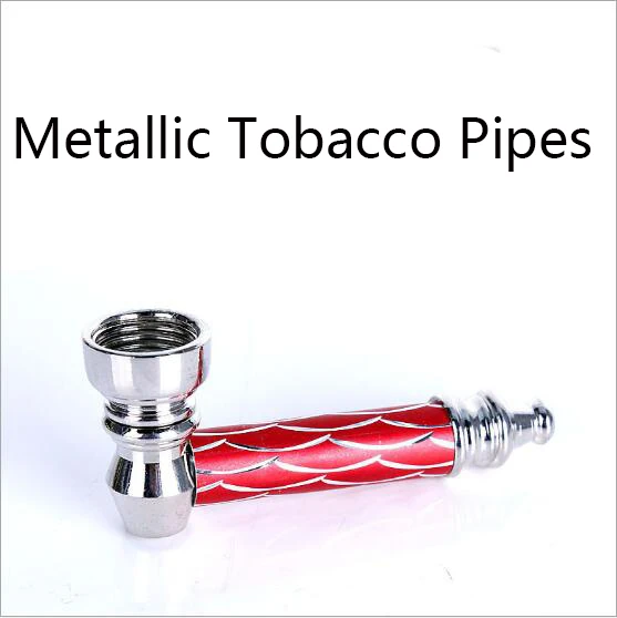 Aluminium alloy filter pipe mini metal tobacco pipes for smoking weed