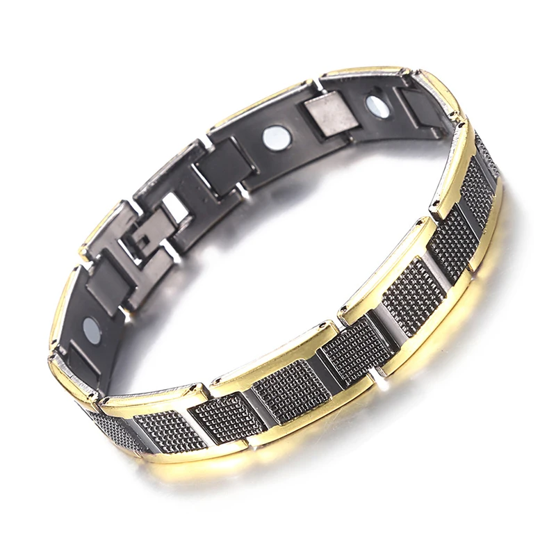 Дизайн Черная цепочка германий магнитный браслет для женщин мужчин энергии здоровья браслеты унисекс ювелирные изделия подарок