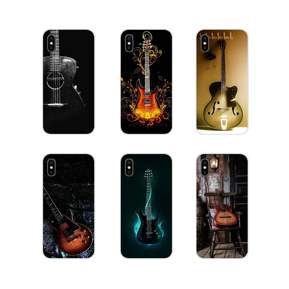 

DJ music guitar design Accessories Phone Shell Covers For Huawei Mate Honor 4C 5C 5X 6X 7 7A 7C 8 9 10 8C 8X 20 Lite Pro