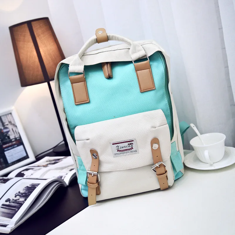 

Fashion Colour-bumped Shoulder Bag Korean Leisure Bag Student Backpack Travel Bags