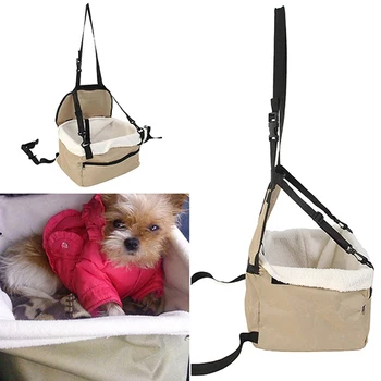

Soft Pet Dog Puppy Cat Kitty Car Seat Booster Seat Carrier Car Leash Bag