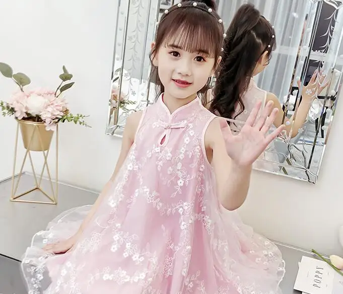 

Girls'Cheongsam Summer New Kids' Dress T2