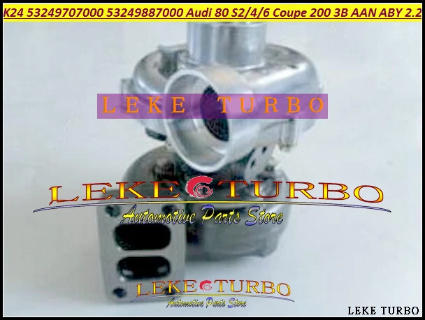 

K24 53249707000 53249887000 034145703B Turbo Turbocharger For Audi 80 S2 S4 S6 200 Coupe 200 quattro 1989- 3B AAN ABY 2.2L 220HP