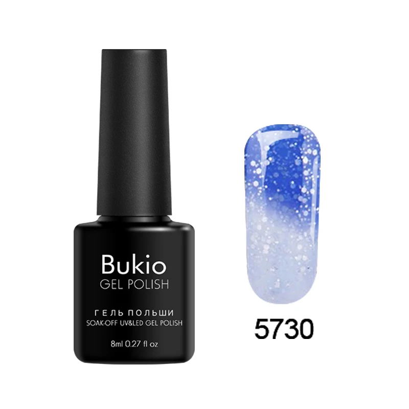 Bukio Лидер продаж код 2018 компл. для маникюра Nail Лаки Дисплей Температура изменение