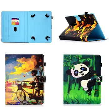 

7 7.0 inch Universal PU Leather Cover For LG G pad 7 V400 V410 7.0 inch Tablet Protective shell Cartoon Cute Case+pen gift