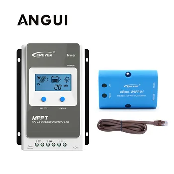 

Tracer 10A 20A 30A 40A 1210AN 2210AN 3210AN 4210AN MPPT Solar Charge Controller WIFI APP eBox-WIFI-01 meter