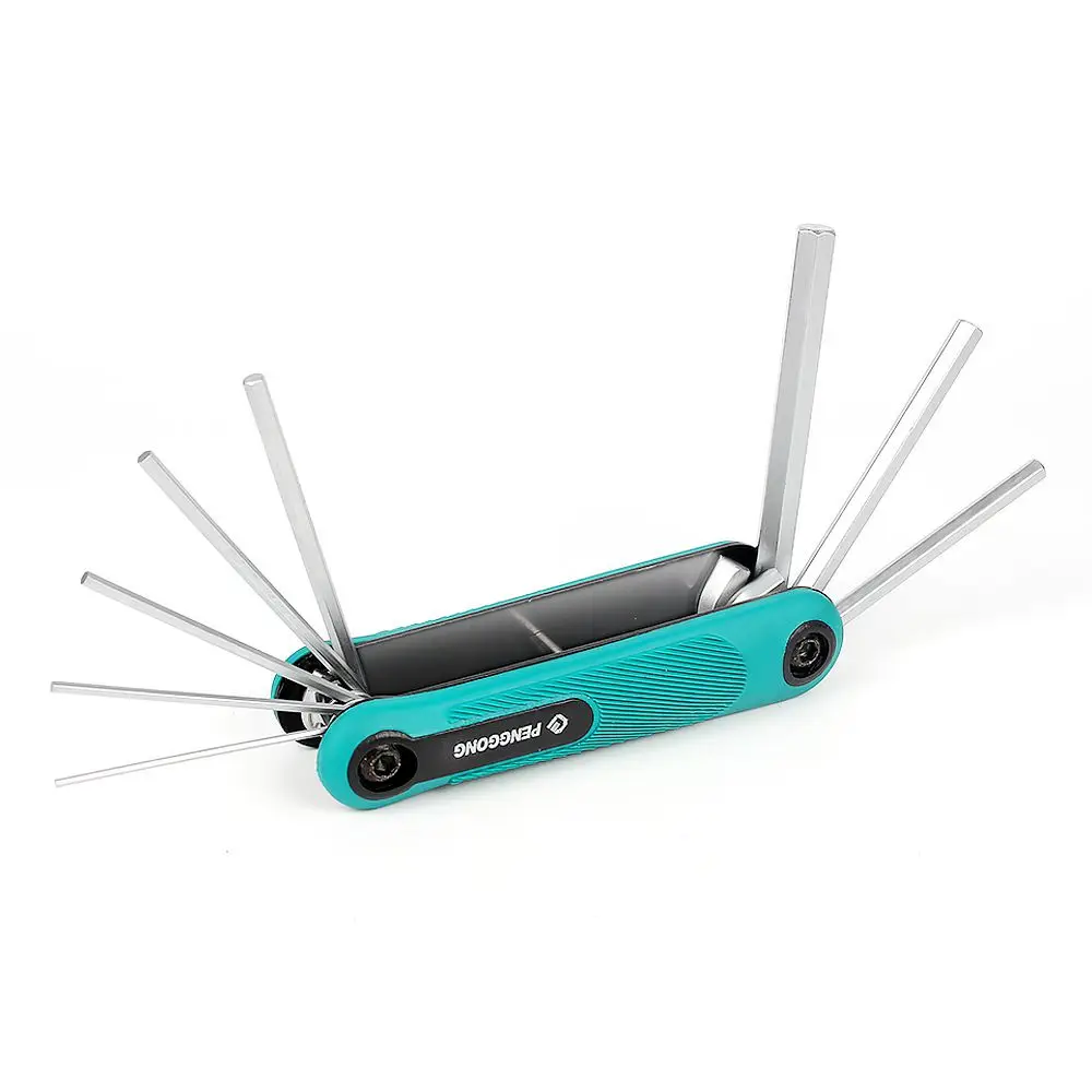 Multi Pocket Mini Folding screwdriver Folding Hex Screwdriver PC+steel Hexagonal Screwdriver For