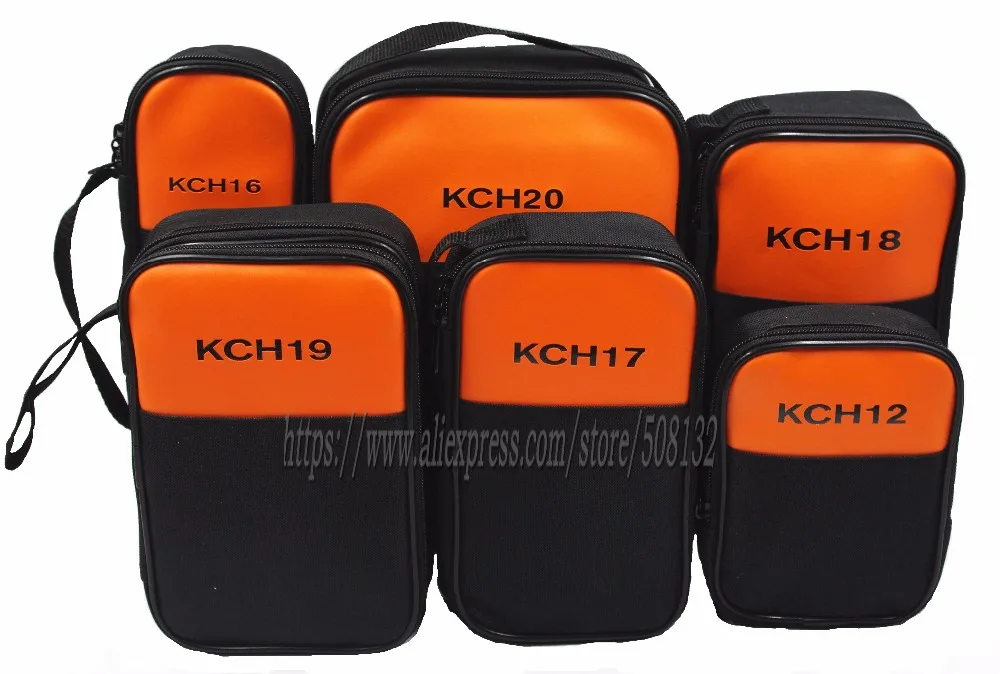 

Orange Soft Case bag KCH12 KCH16 KCH17 KCH18 KCH19 KCH20 Use For Clamp Meter Multimeter KYORITSU Fluke Uni-T HIOKI Testo Sanwa