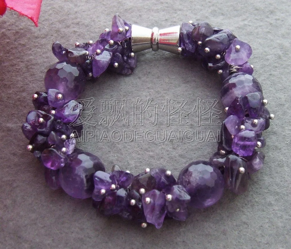 

B130717 Stunning! Purple Crystal Bracelet