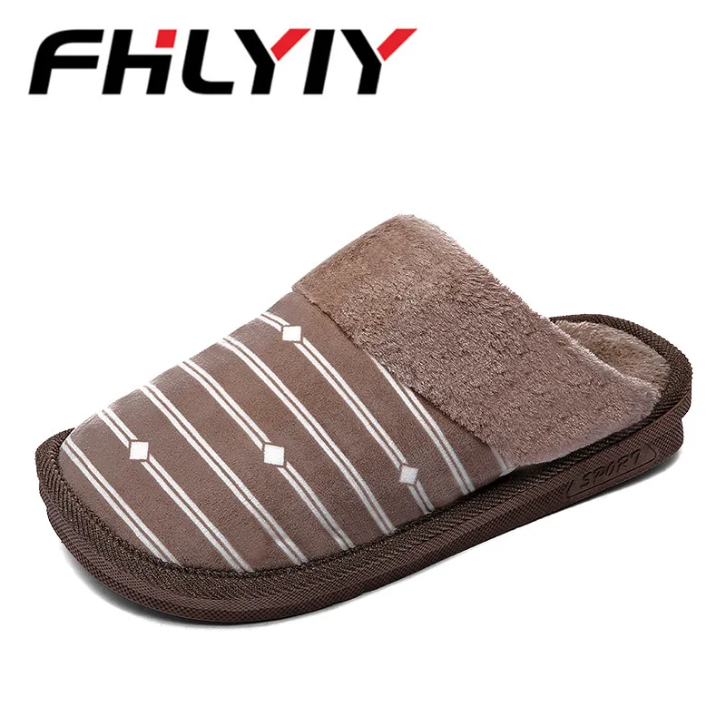 

Plush Winter Home Slippers Men Indoor Bedroom Loves Couple Shoes Home Shoes Soft Warm Slippers Pink Pure Color Botas Hombre