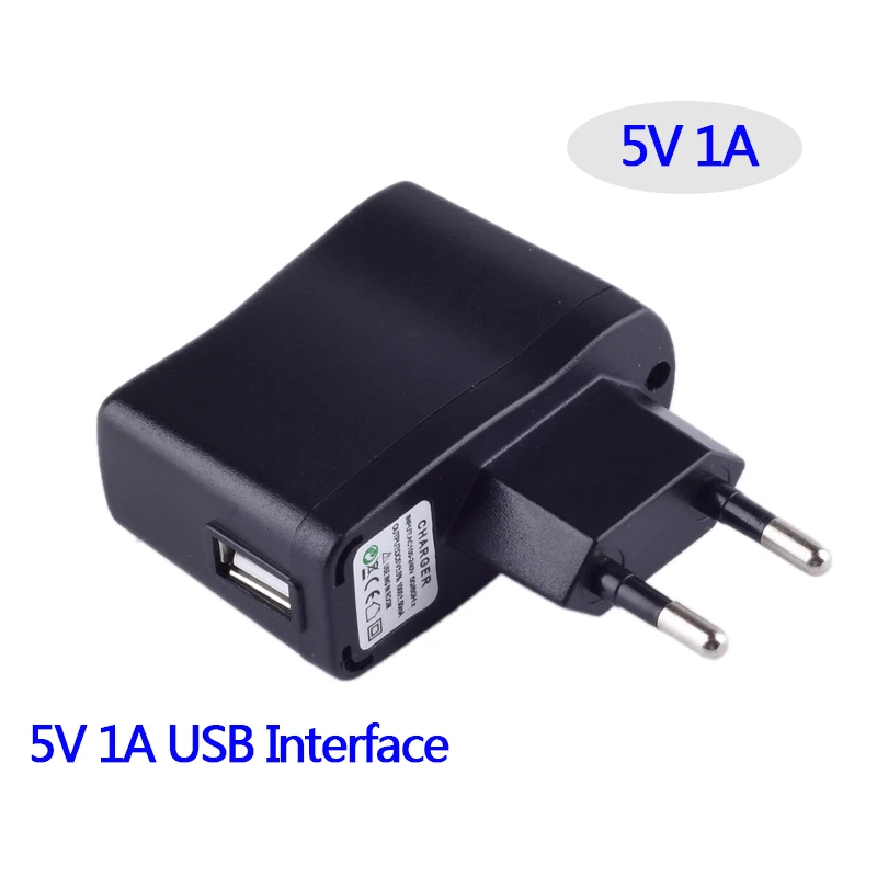 

EU US Plug 5V 1A Power Adapter AC 5V1A Charger Switching Power Supply Universal USB Interface
