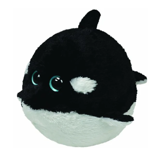 Ty Beanie Ballz 6" 15cm Splash the Whale Plush Stuffed Animal Collectible Big Eyes Doll Toyin
