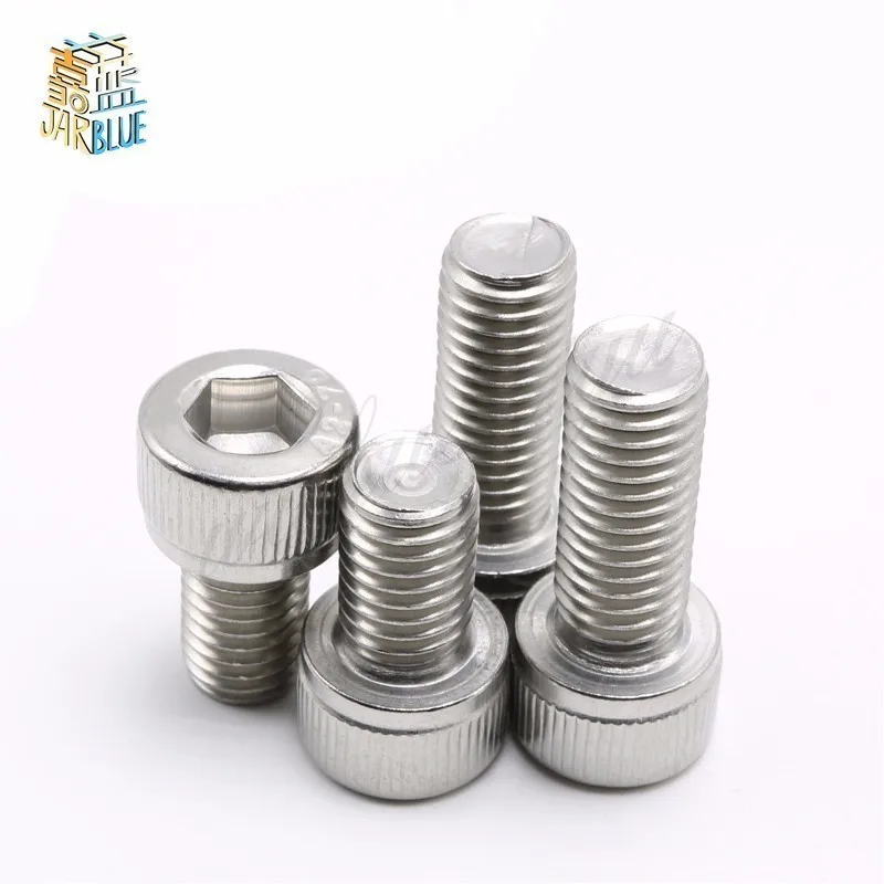 Винты M2 * 4/6/8/10/12/16/20/25/30 мм из нержавеющей стали 50 шт.|furniture fasteners|m2 screwsocket head screw |