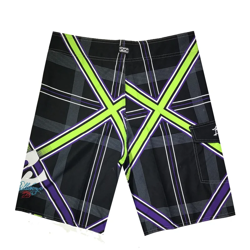 

Shoreline summer men surf surfing shorts sports beach stripes geometry rainbow colorful swimming shorts quick dry plus size