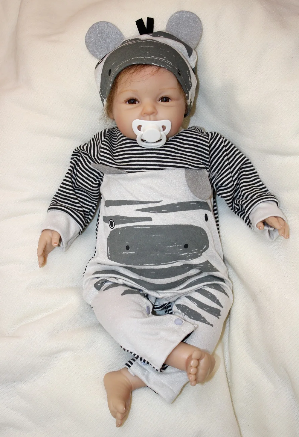 

Bebe boy reborn 22"55cm soft silicone reborn baby dolls toys for children gift nursing doll educational toy bonecas