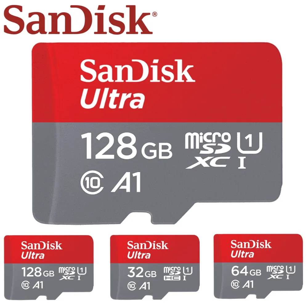Дешевый Карта памяти SanDisk MicroSD 32 Гб 64 Гб 128 ГБ 16 ГБ SDXC SDHC class 10 Flash карта памяти TF micro sd 32 Гб sdcard для смартфона камеры