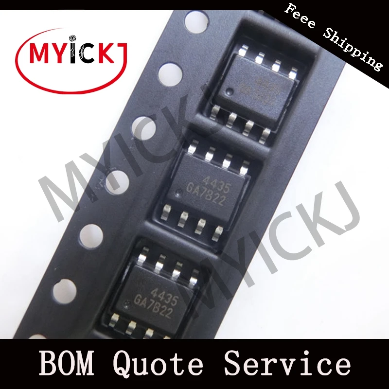 

10pcs AO4435 IC CHIP MOSFET P-CH 30V 10.5A sop 8 4435 new original