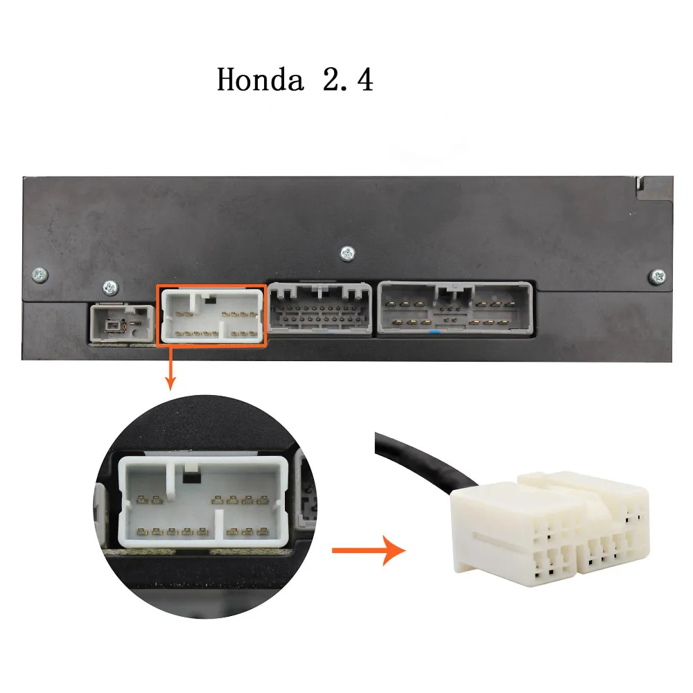 Moonet Автомобильный CD MP3 навигация удержания Y жгут Y-CABLE кабеля для Honda 2,4 Accord City CRV S2000 Белый город(QX994