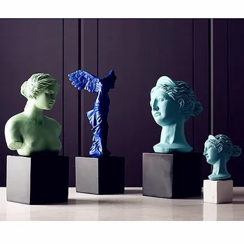 

Venus Bust Statue Roman Mythology Goddess Of Beauty Bnd Love Resin Craftwork Office Hotel Living Room Decoration Gift L2806