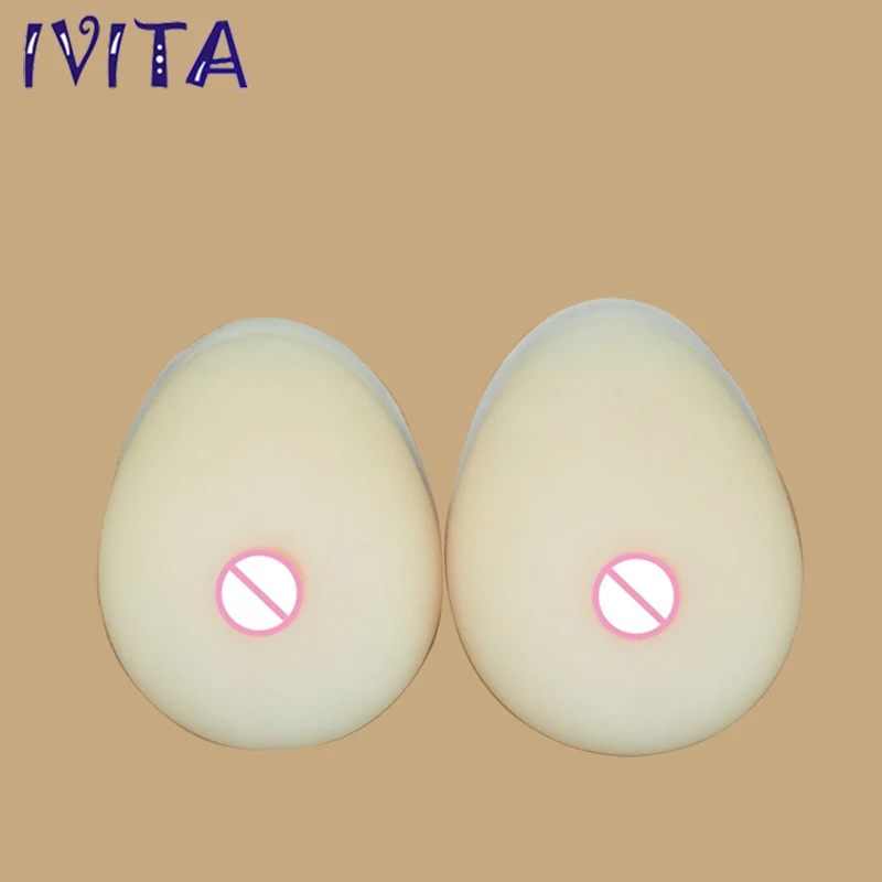 

3600g/pair White Water Drop Silicone Breast Prosthesis Fake Boobs Artificial Breasts Crossdresser Shemale Size 16