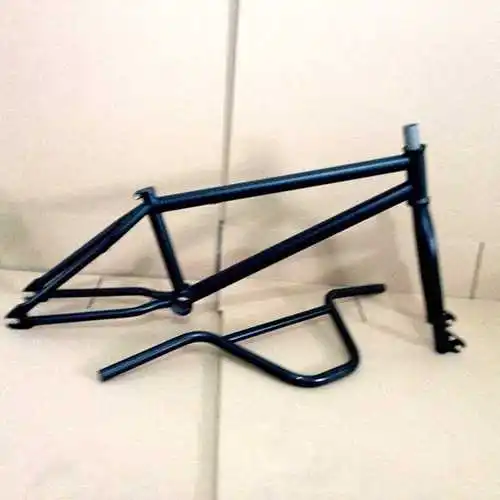 Flash Deal 2019 high quality BMX CRMO 4130 steel frame fork handlebar MID BB bmx frame set 1
