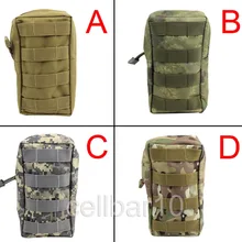 5 цветов Открытый военный тактический Системы сумка Холст Molle поясной кошелек охотничьи сумки