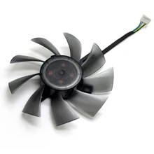 مروحة تبريد بطاقة جديدة 85 مللي متر T129215SU 4Pin اثنين من الكرات لاستبدال MSI Gigabyte GTX 1060 RX 480 460 570 580 R9 290X RX 550(China)