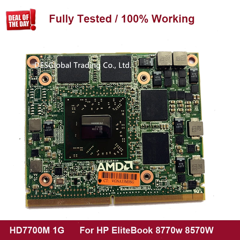 699867-001 M4000 HD 7700M HD7700M 1G DDR5 VGA Видеокарта для HP EliteBook 8770w 8570W Полностью протестированная 100% рабочая 699867-001 M4000 HD 7700M HD7700M 1G DDR5 VGA Видеокарта для HP EliteBook 8770w 8570W Полностью протестированная 100% рабочая