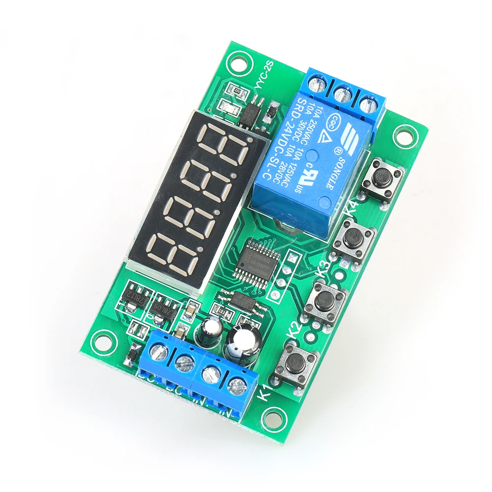 Регулируемый DC5V 5A светодиодный задержки реле модуль Таймер задержки Управление коммутатор