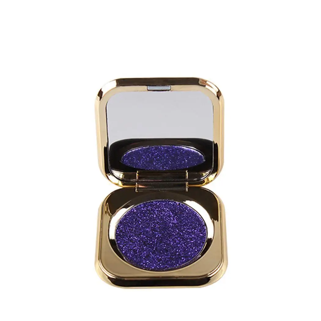 purple Монохромные тени для век Блеск блески casual вечерние Party, Dating All Skin Types Eye China Makeup Cosmetics - Цвет: purple