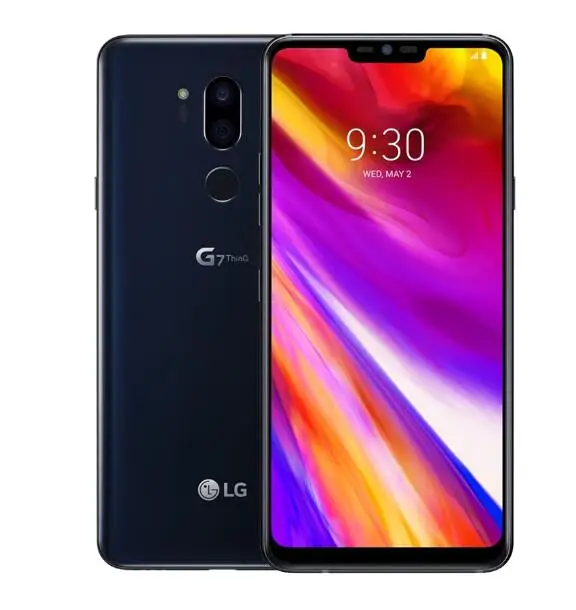 Разблокированный мобильный телефон LG G7 ThinQ Корейская версия G710N 6," 4 Гб+ 64 Гб/6 ГБ+ 128 Гб Qualcomm845 двойная задняя камера LTE - Цвет: black